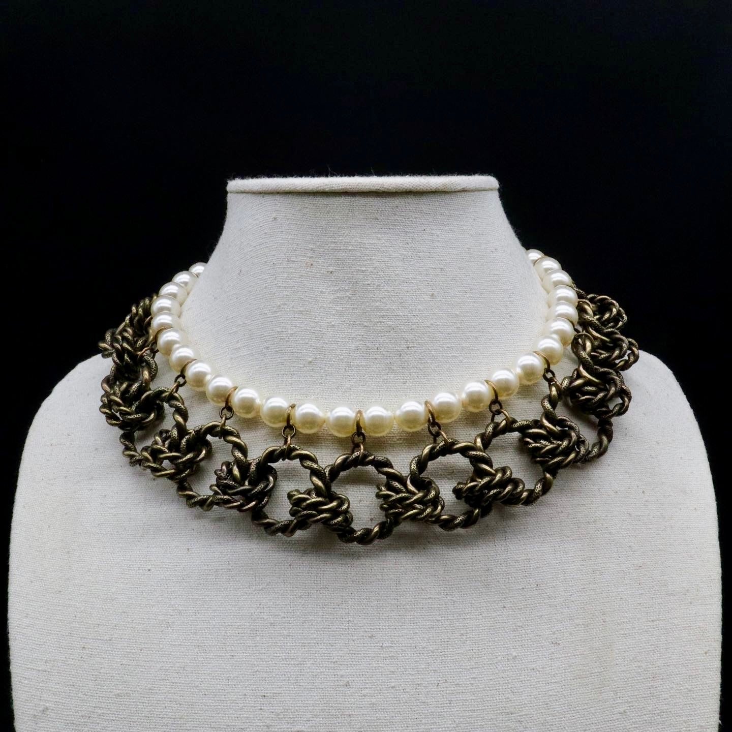 【Empire Byzantin】Collier Statement Perle