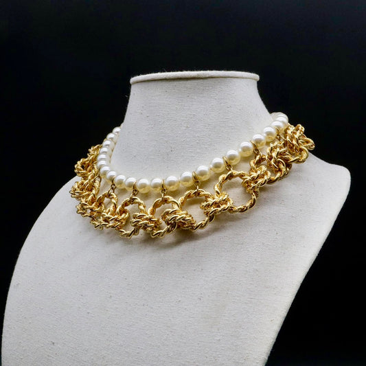 【Empire Byzantin】Collier Statement Perle