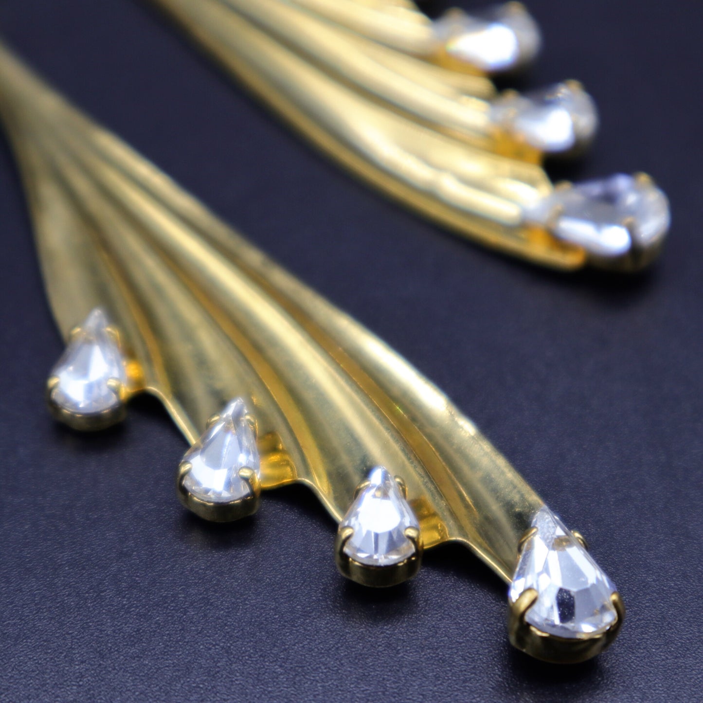 【Poseidon Fin】 Boucles d'oreilles Clip Statement