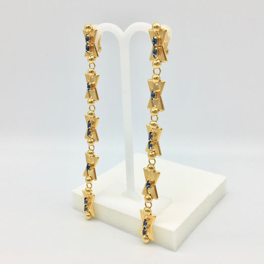 【Indigo】インディゴ ロング イヤリング