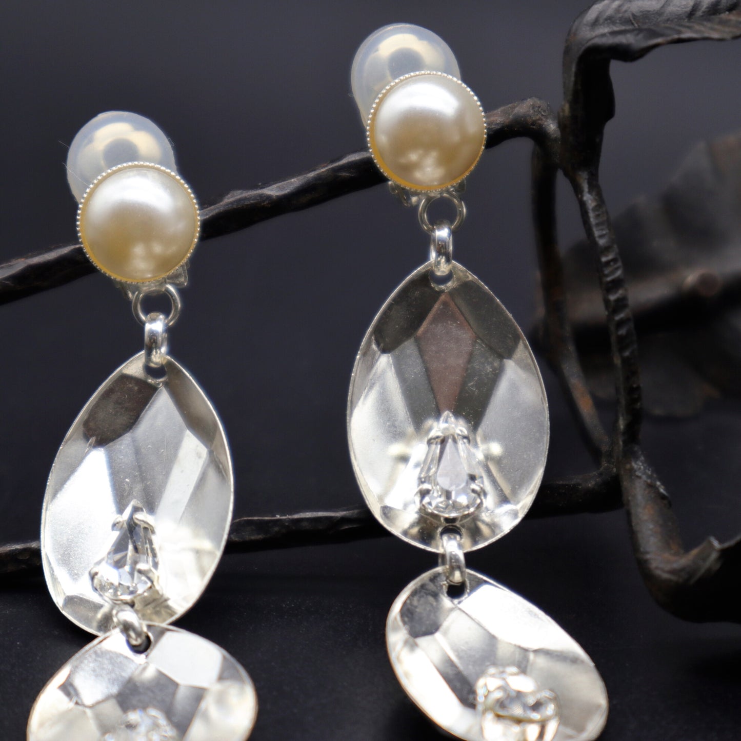 【Elizabeth I Bijoux】Boucles d'oreilles Bijoux Triple
