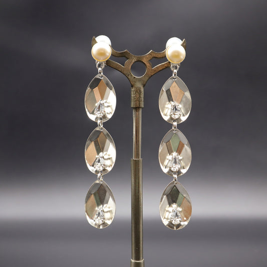 【Elizabeth I Bijoux】Boucles d'oreilles Bijoux Triple