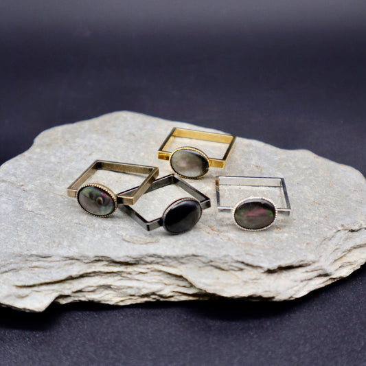 【SquareRing】Nacre Grise S