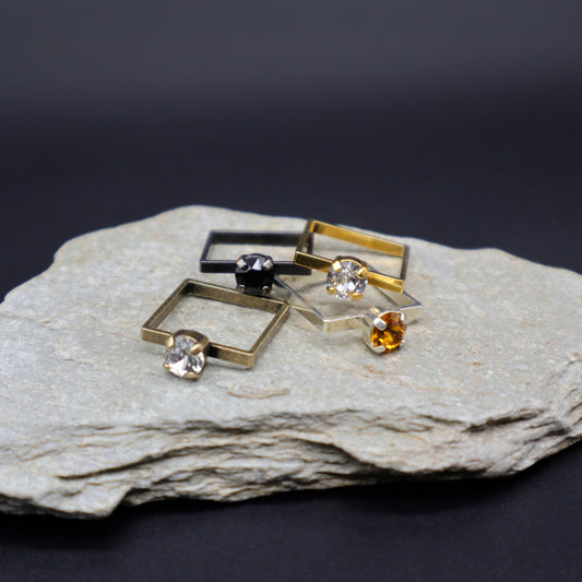 【SquareRing】Round Stone S