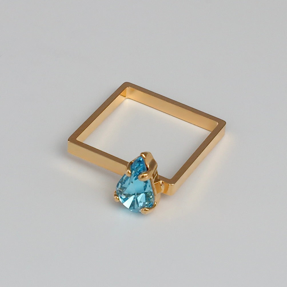【SquareRing】Drop S Aquamarine