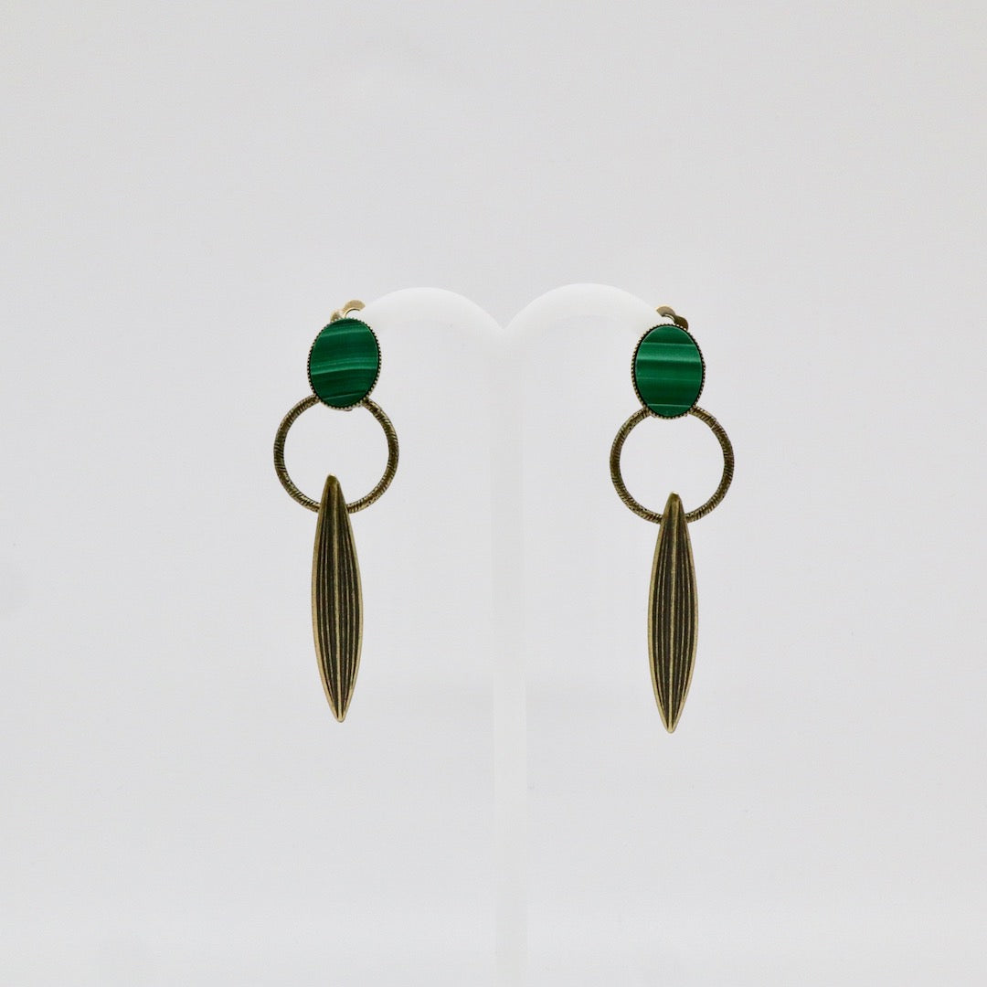 【Pallade et il Centauro】Boucles d'oreilles Clip 2 Ways