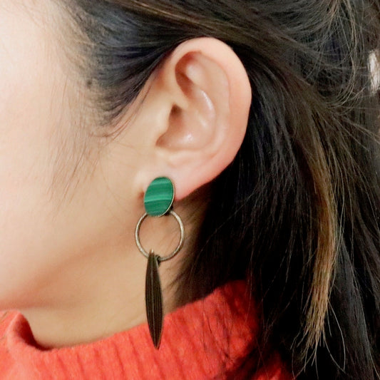 【Pallade et il Centauro】Boucles d'oreilles Clip 2 Ways