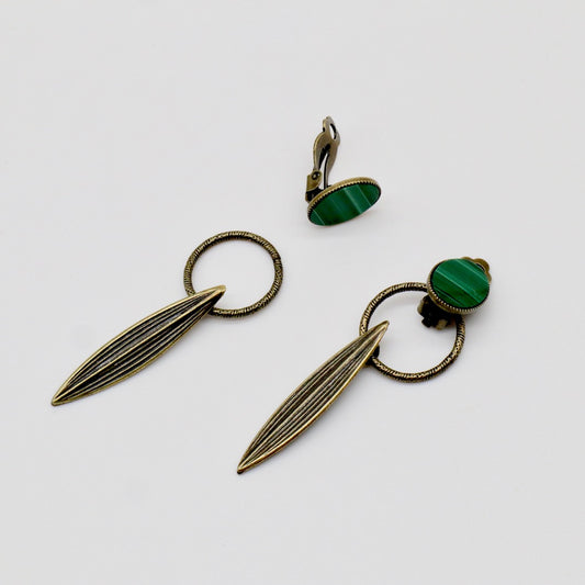 【Pallade et il Centauro】Boucles d'oreilles Clip 2 Ways