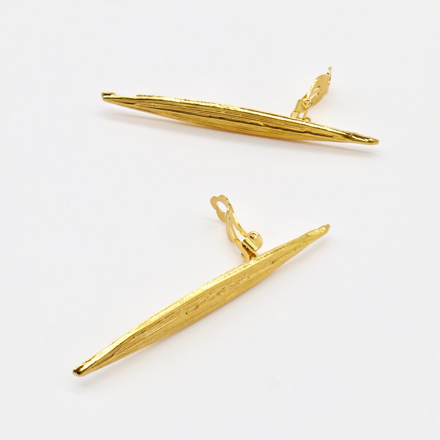 【Pallade et il Centauro】Boucles d'oreilles Clip Feuille M
