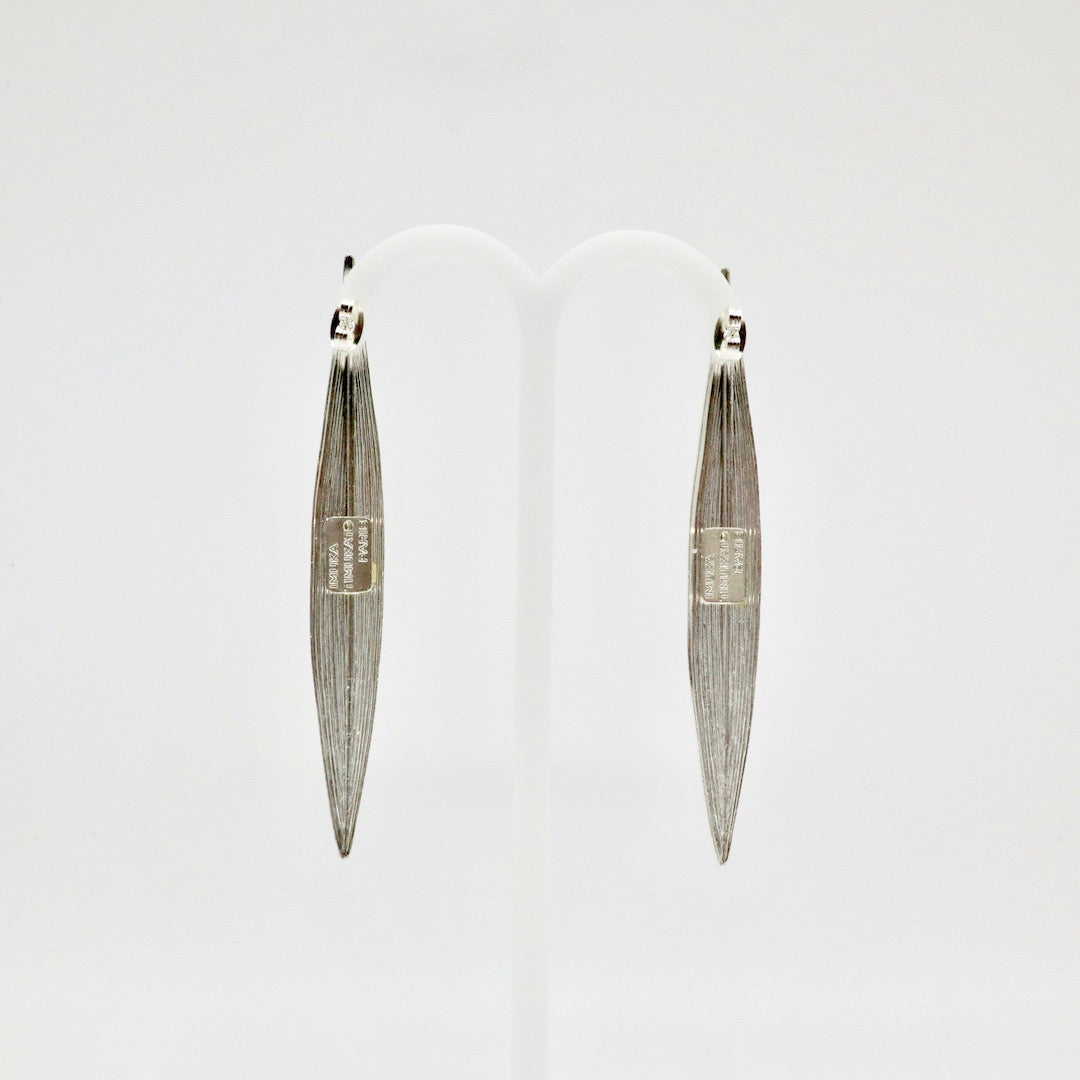 【Pallade et il Centauro】Boucles d'oreilles Percées Feuille L