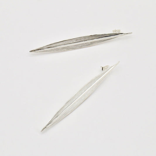 【Pallade et il Centauro】Boucles d'oreilles Percées Feuille L