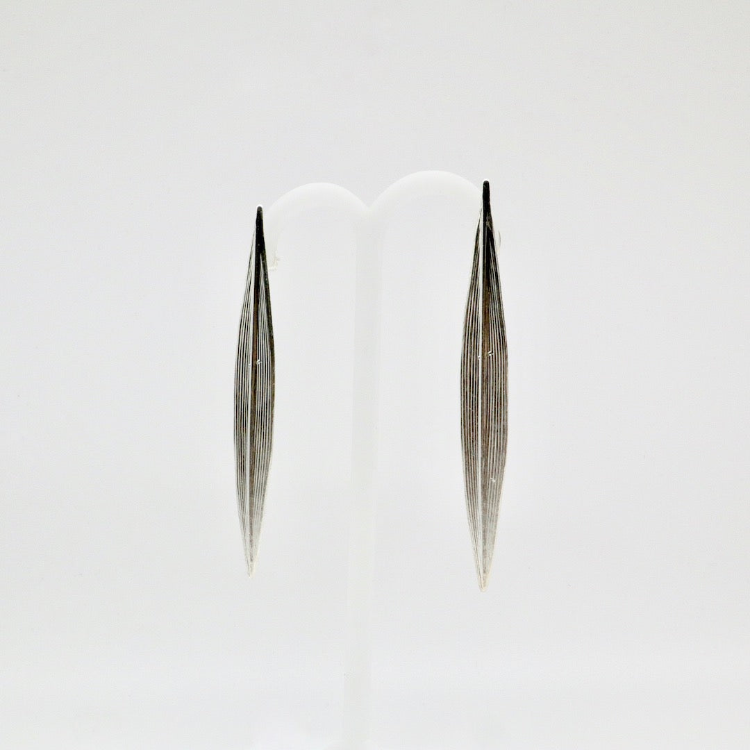 【Pallade et il Centauro】Boucles d'oreilles Percées Feuille L