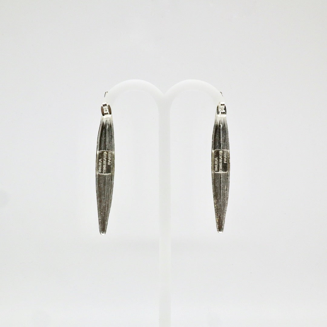 【Pallade et il Centauro】Boucles d'oreilles Percées Feuille M