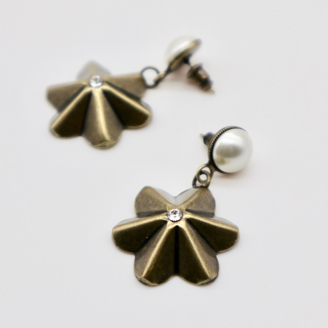 【Les Balanes】Boucles d'oreilles Percées Pendantes