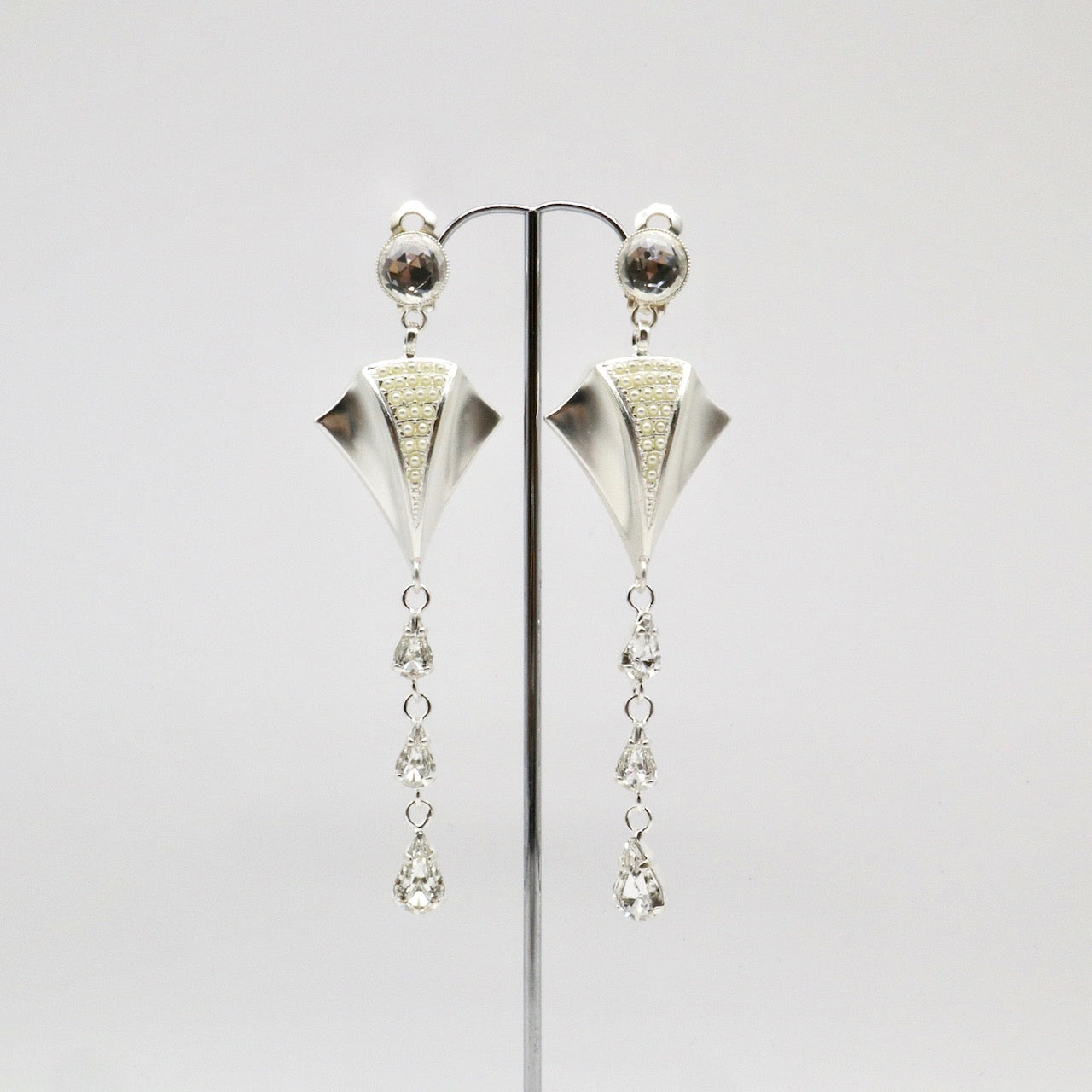 【Papillon de Mer】Boucles d'oreilles Clip Cristal