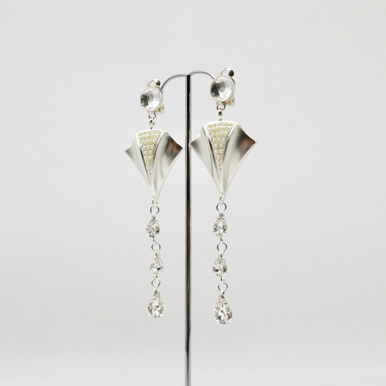 【Papillon de Mer】Boucles d'oreilles Clip Cristal