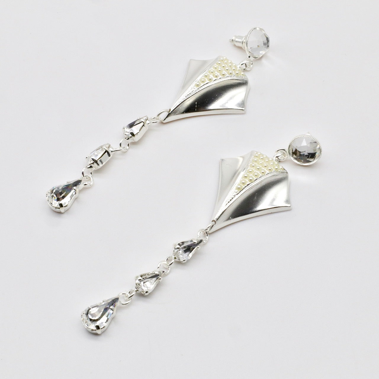 【Papillon de Mer】Boucles d'oreilles Percées Cristal