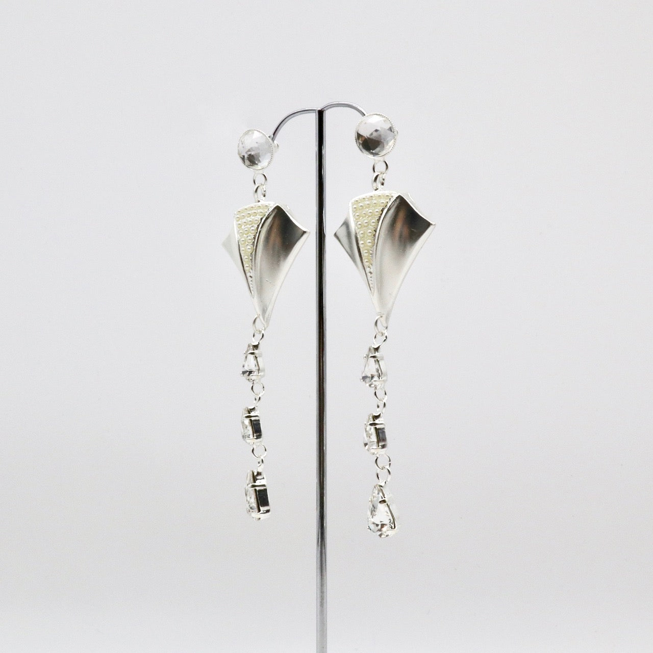 【Papillon de Mer】Boucles d'oreilles Percées Cristal