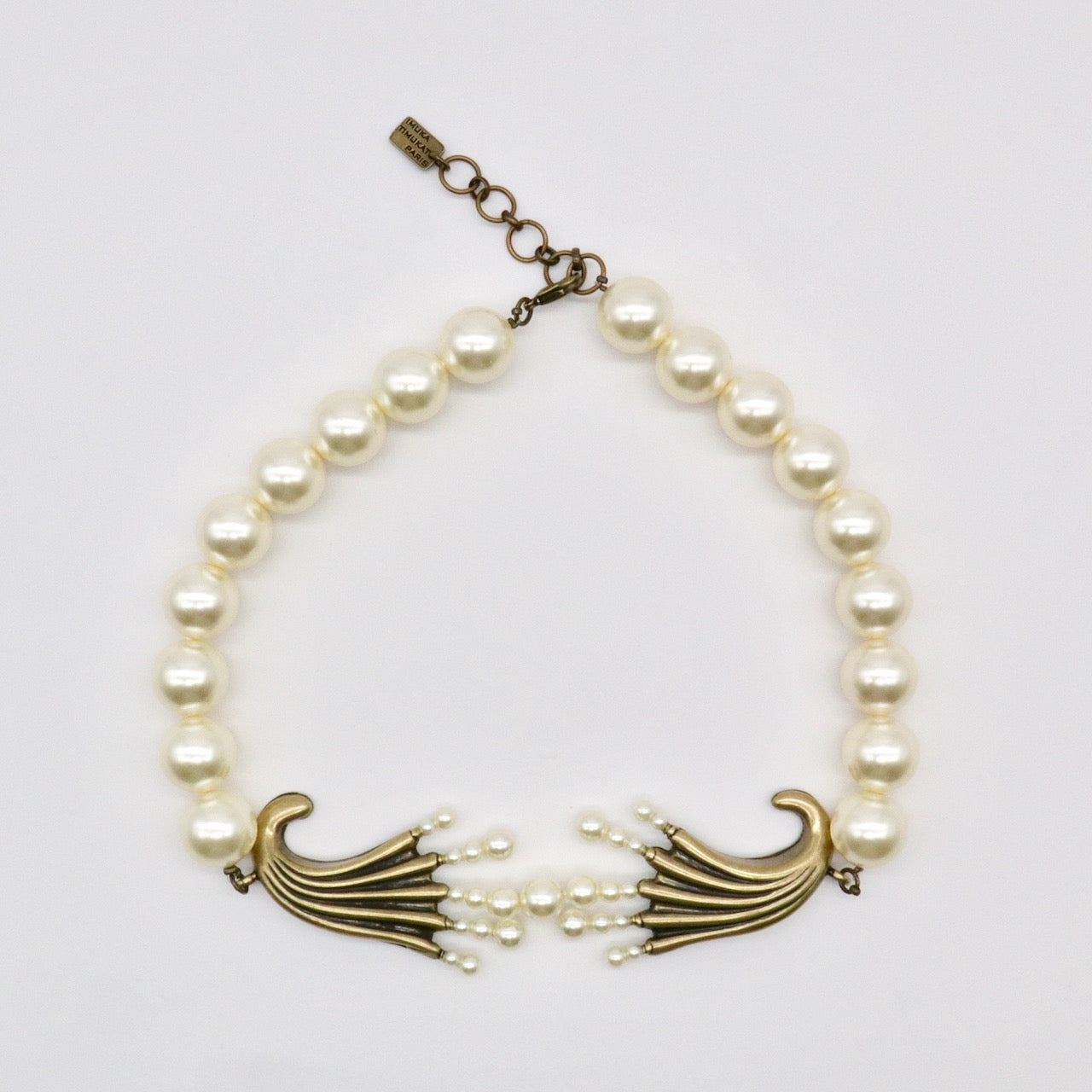 【Anémone de Mer】Collier Court Perle
