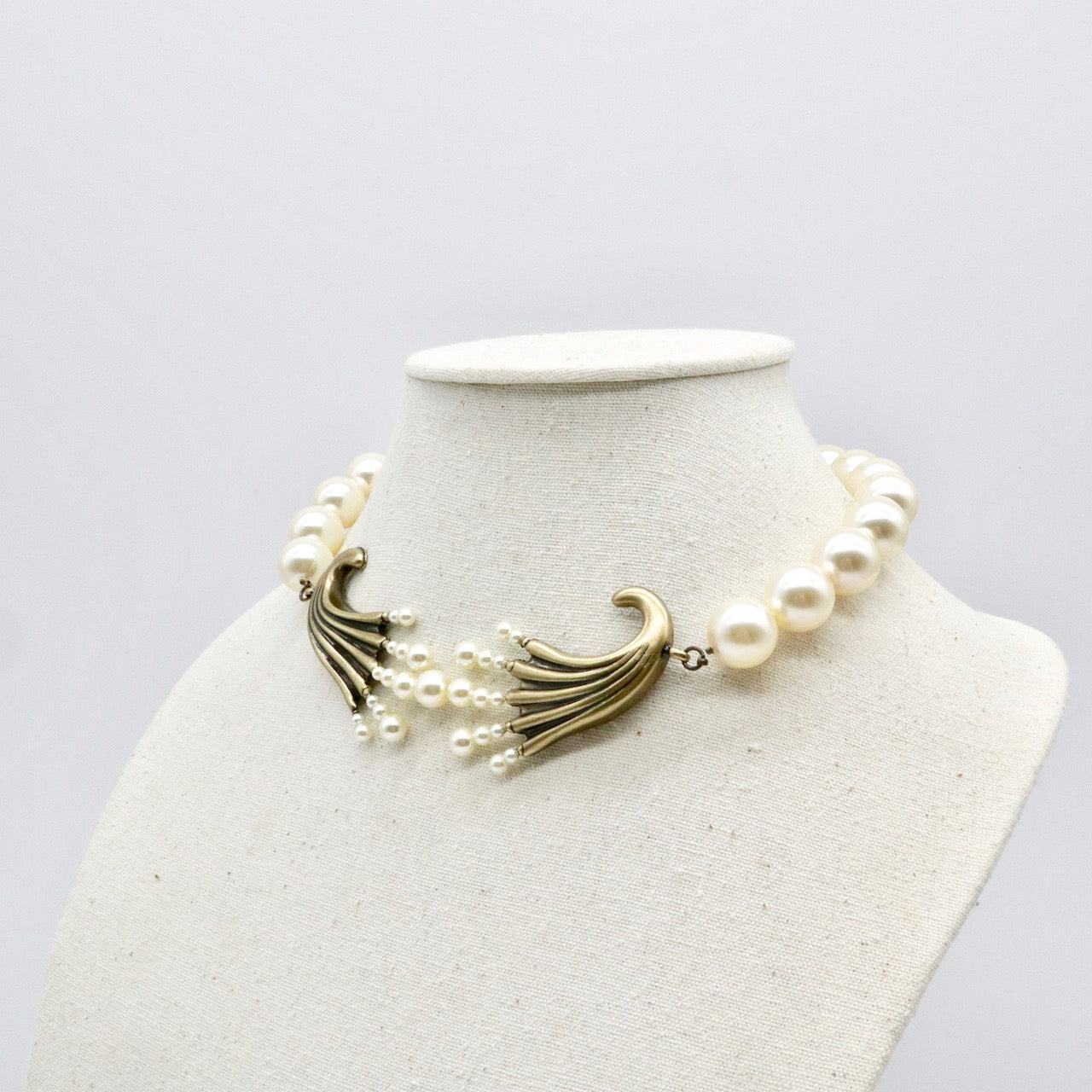 【Anémone de Mer】Collier Court Perle