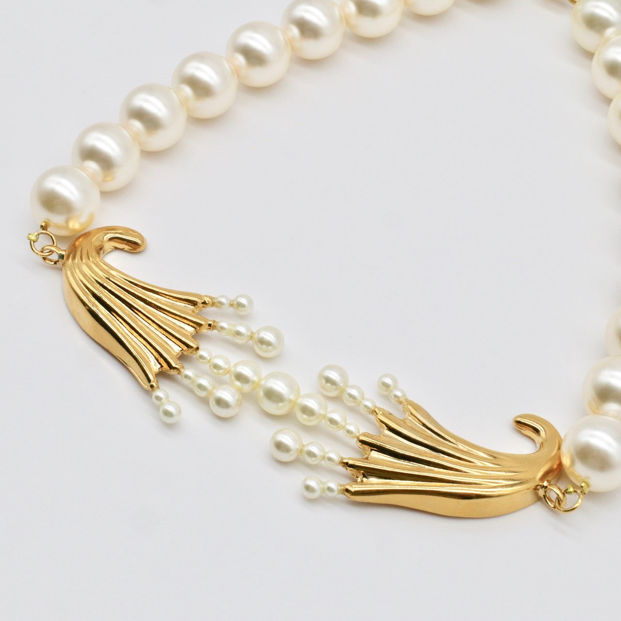 【Anémone de Mer】Collier Court Perle