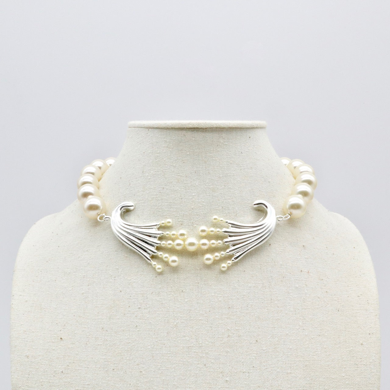 【Anémone de Mer】Collier Court Perle
