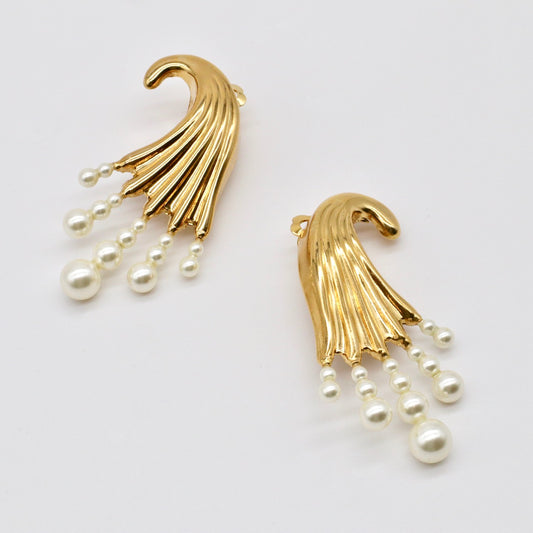 【Anémone de Mer】Boucles d'oreilles Clip
