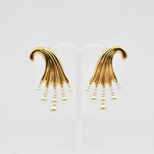 【Anémone de Mer】Boucles d'oreilles Clip