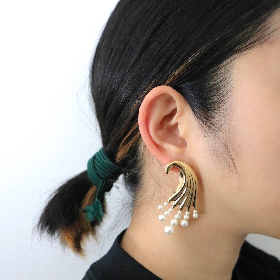 【Anémone de Mer】Boucles d'oreilles Percées