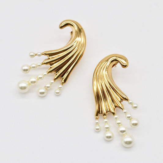 【Anémone de Mer】Boucles d'oreilles Percées