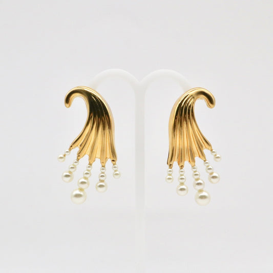 【Anémone de Mer】Boucles d'oreilles Percées