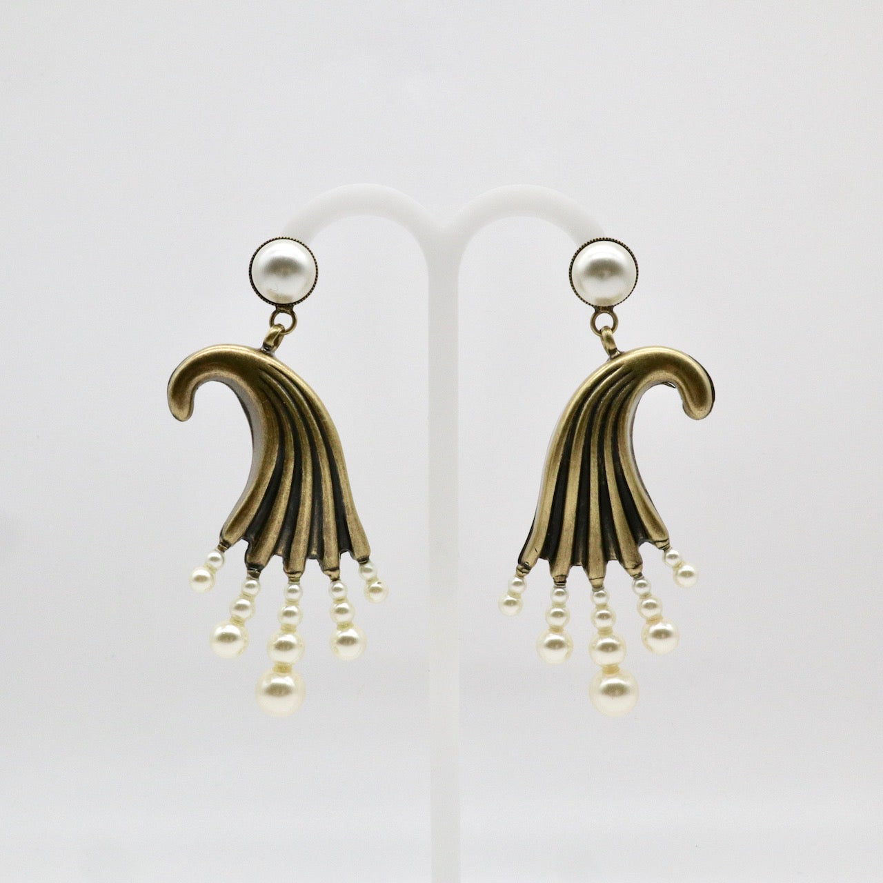 【Anémone de Mer】Boucles d'oreilles Percées Pendantes