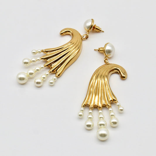 【Anémone de Mer】Boucles d'oreilles Percées Pendantes