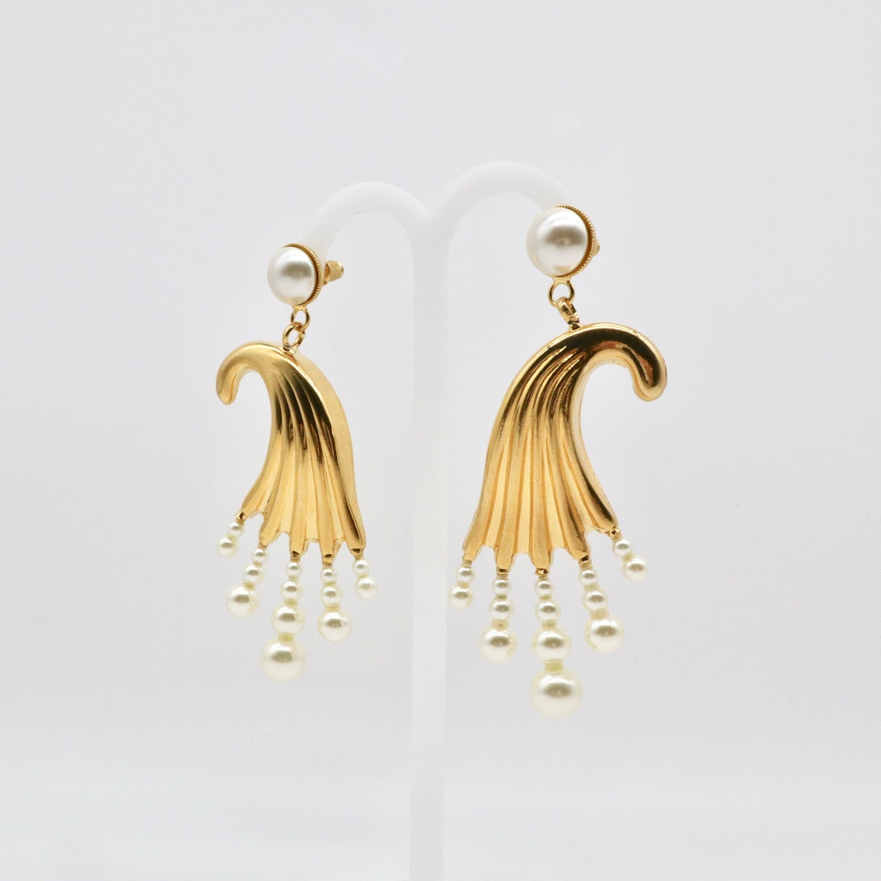 【Anémone de Mer】Boucles d'oreilles Percées Pendantes