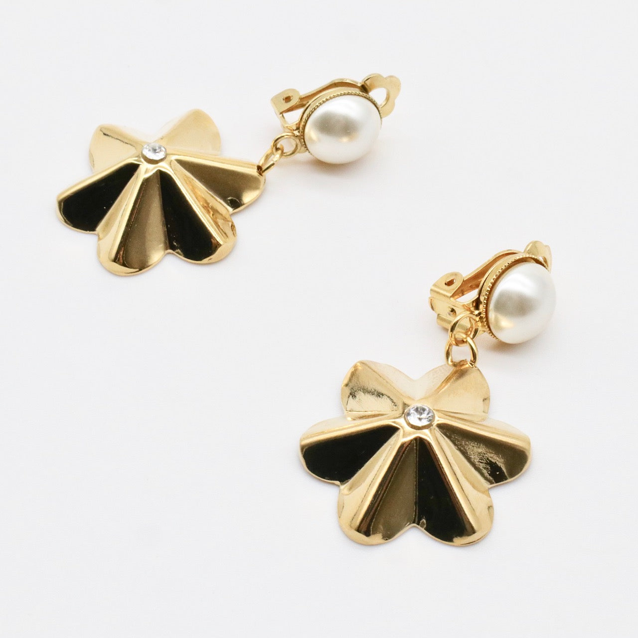 【Les Balanes】Boucles d'oreilles Clip Pendantes