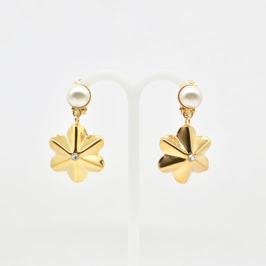 【Les Balanes】Boucles d'oreilles Clip Pendantes