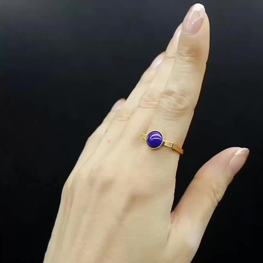 【SquareRing】スクエアリング ヴィンテージ ネイビーブルー S