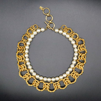 【Empire Byzantin】Statement Pearl Necklace
