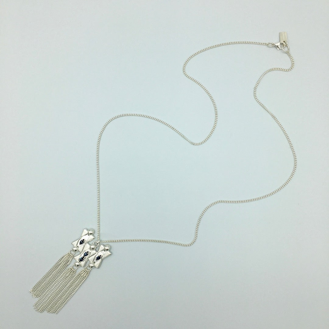 【Indigo】Long Pendant Necklace