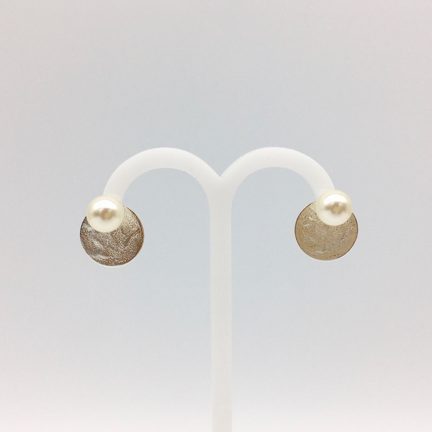 【Médaillon】Pearl Pierced Earrings