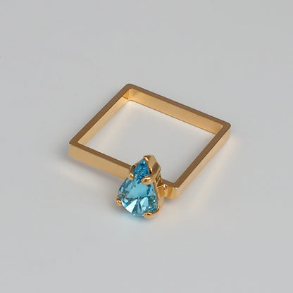 【SquareRing】Drop S Aquamarine