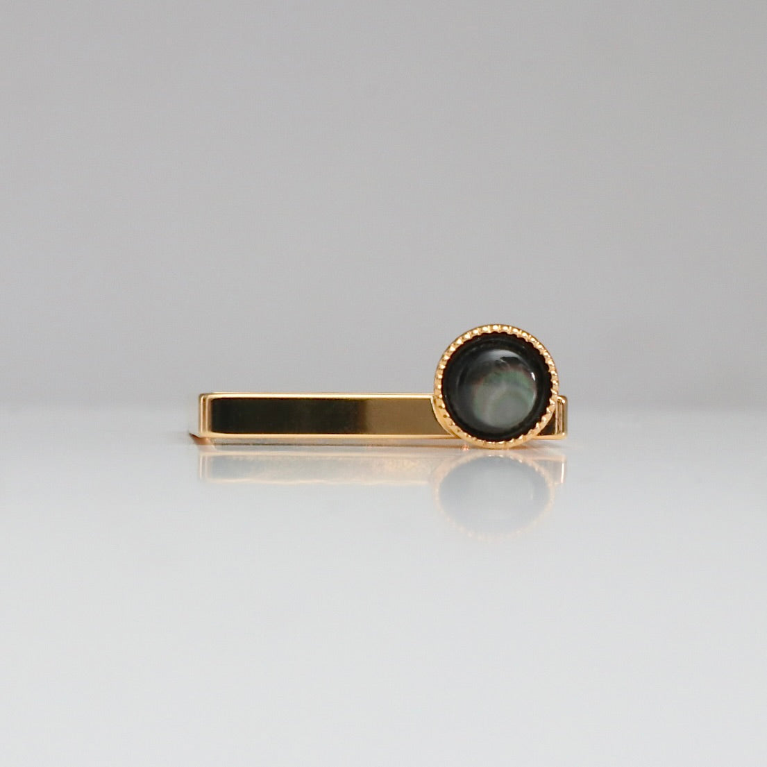 SquareRing】スクエアリング タイニー ブラック マザー オブ パール S 