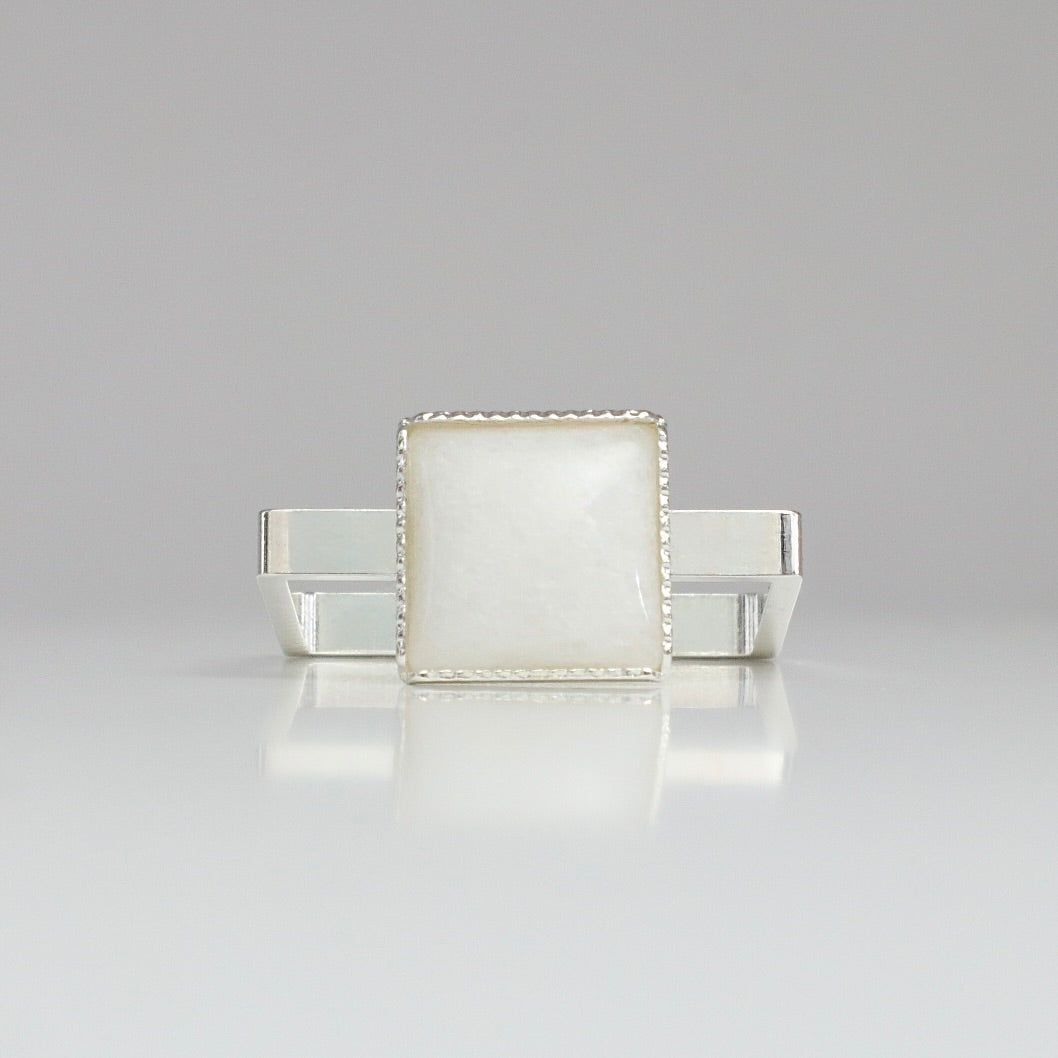 [SquareRing] Carré Quartz Blanc