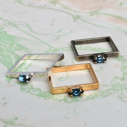 【SquareRing】スクエアリング インディゴ ミニマル