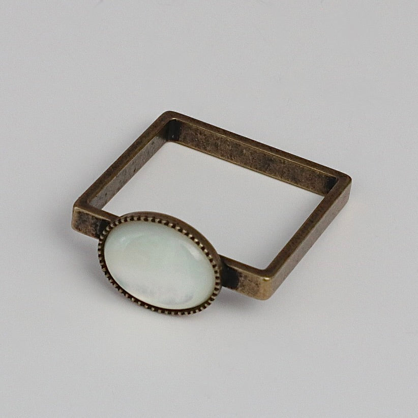 【SquareRing】White Mother of Pearl S