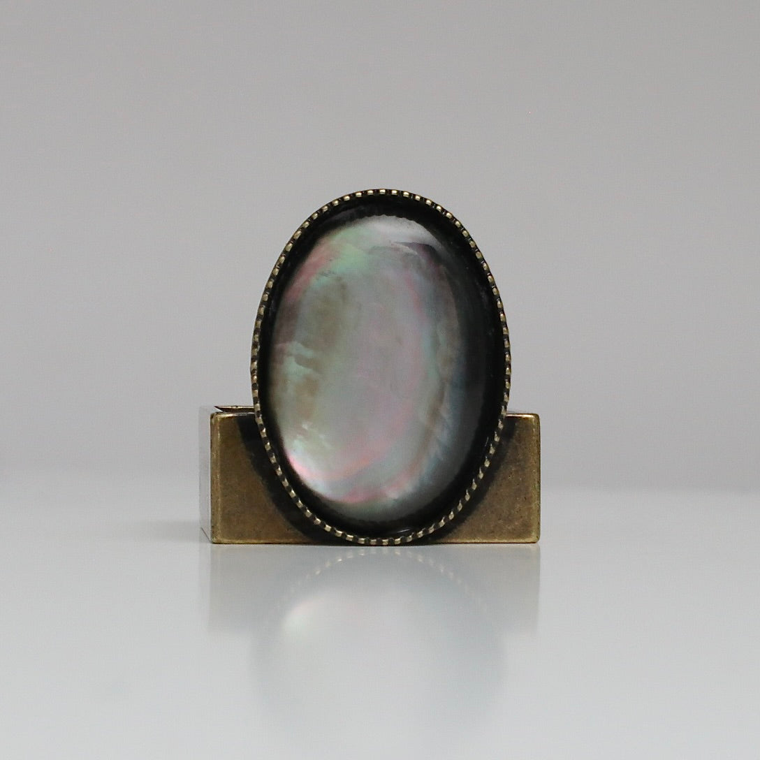 【SquareRing】Black Mother of Pearl L