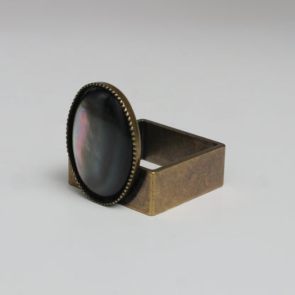 【SquareRing】Black Mother of Pearl L