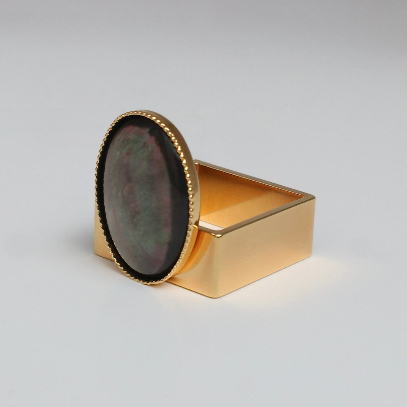 【SquareRing】Black Mother of Pearl L