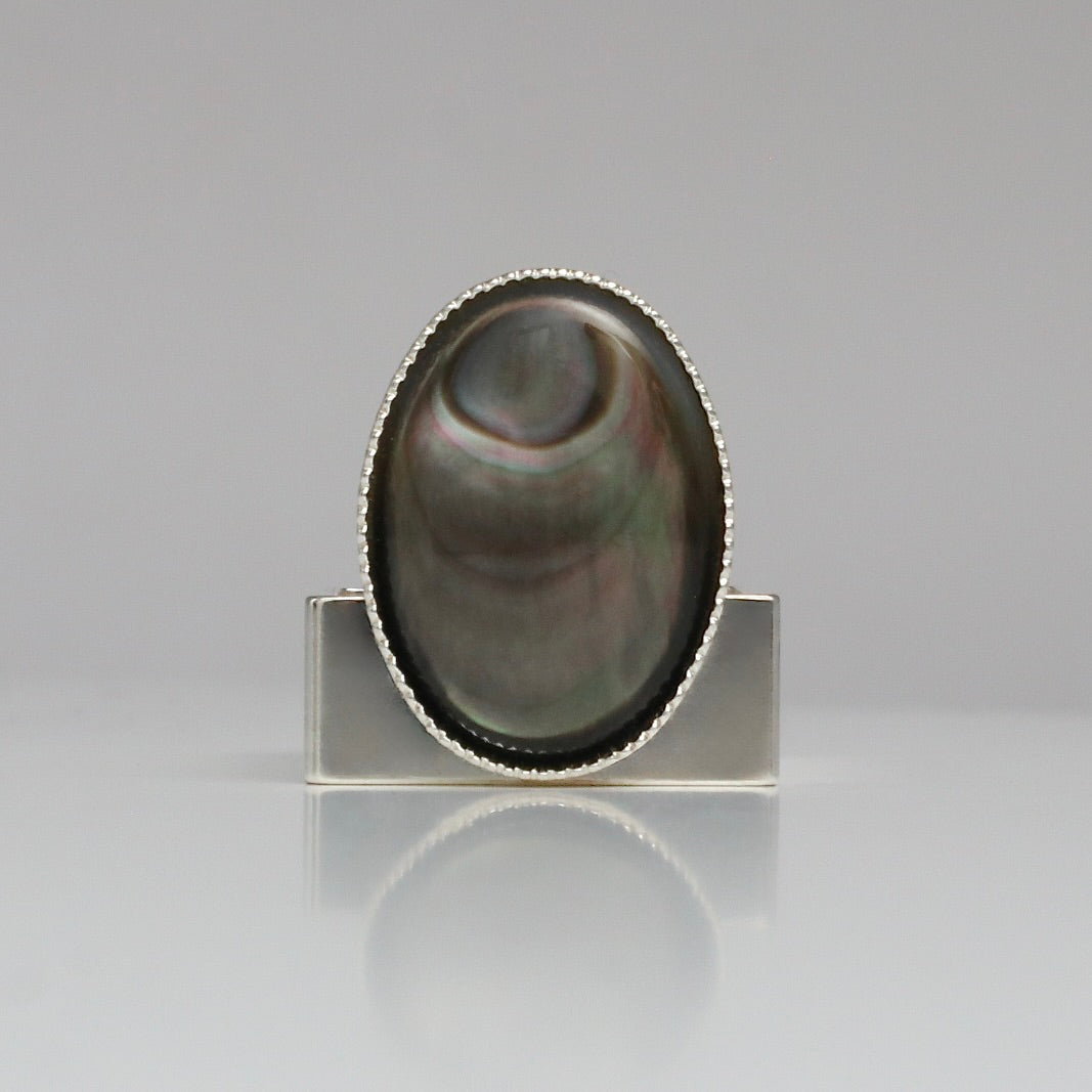 【SquareRing】Black Mother of Pearl L