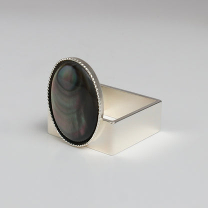 【SquareRing】Black Mother of Pearl L